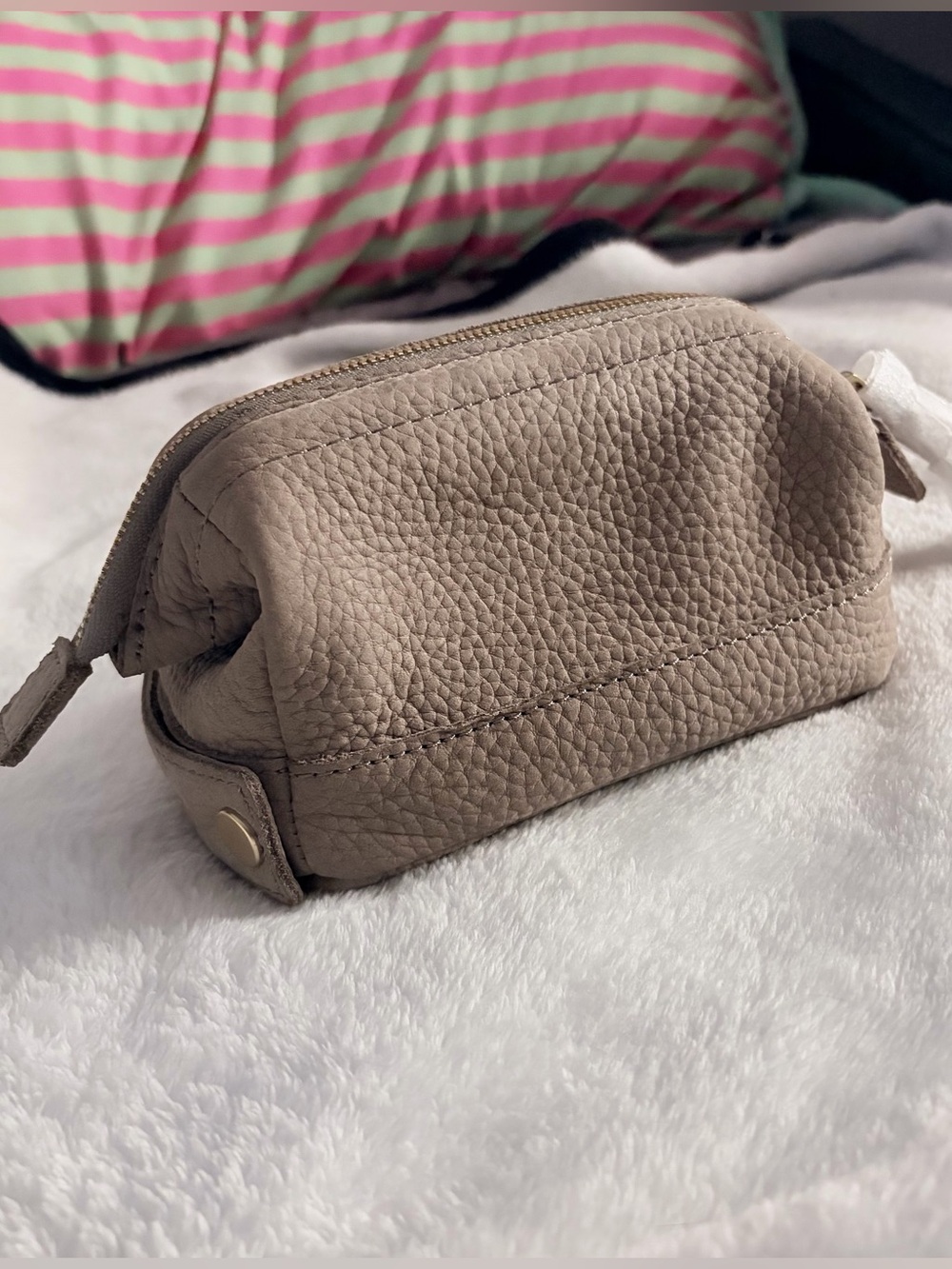 Hammitt Pebbled Leather Vintage Syd Pouch